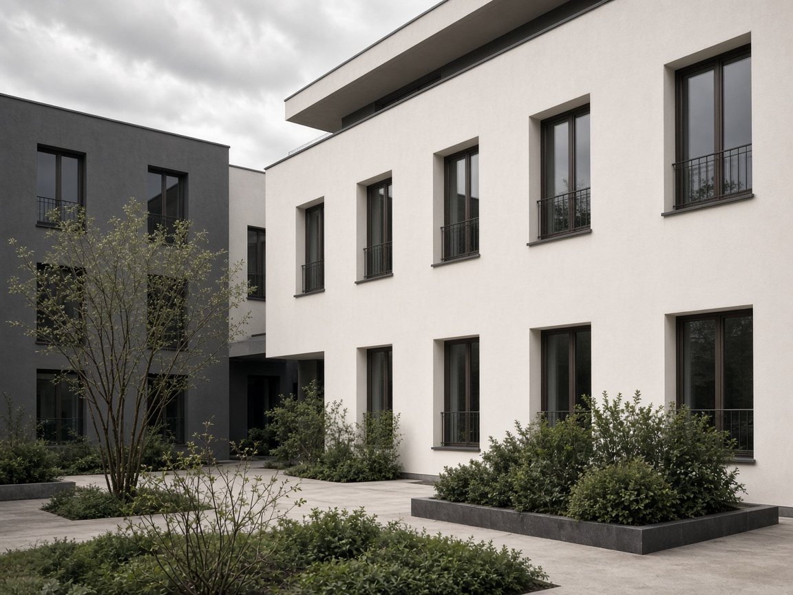 Präzise europäische Wohnarchitektur